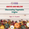 Origin of Vegetables Kit above and below soil vegetable learning activity for kids