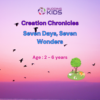 Creation Chronicles Kit seven days of creation Bible activity for kids with velcro learning board